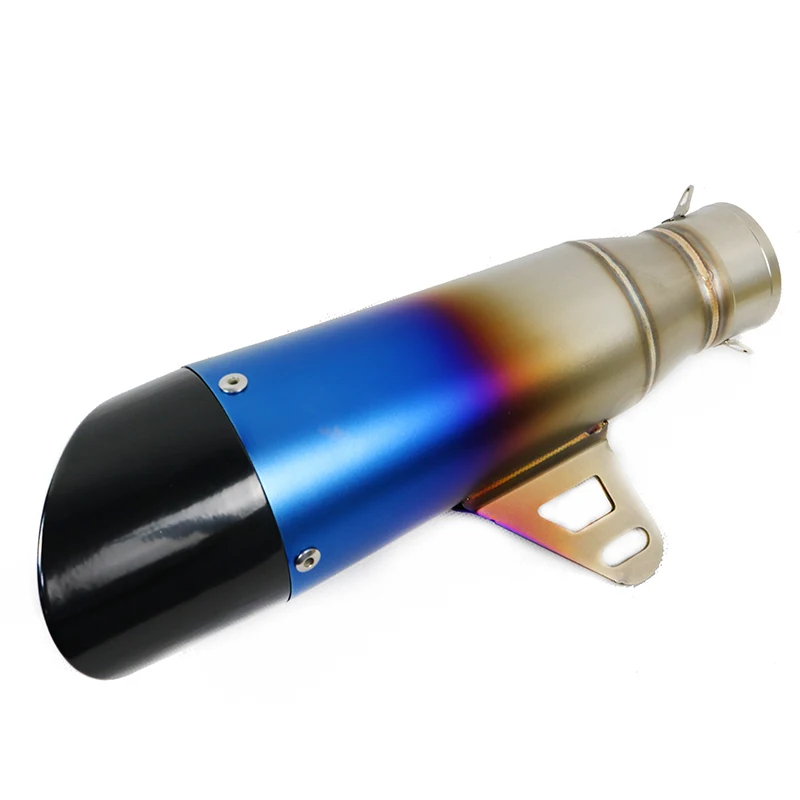 

51mm60mm Universal Off-road Sport Motorcycle Exhaust Pipe Interface Muffler with DB Killer Stainless Steel for Yamaha R1 R6