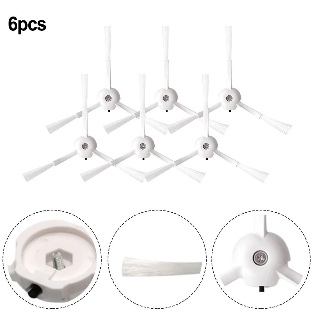 

6Pcs Side Brushes For Xiaomi Mi Robot Vacuum-Mop 2 Lite/2 Pro/MJST1S/MJST1SHW Vacuum Cleaner Accessories Replacement Part Brush