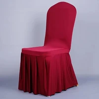 thickened elastic banquet conference hotel wedding seat special hotel chair back cover chair cover