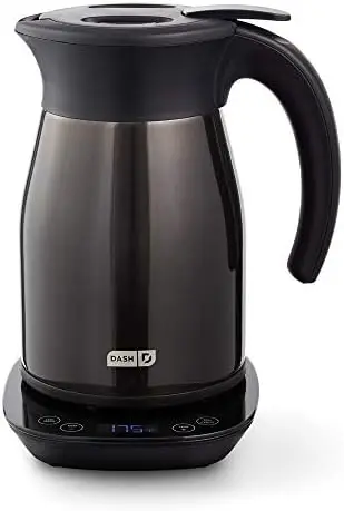 

Kettle, Cordless Hot Water Kettle - Black Stainless Steel, 57oz/1.7L