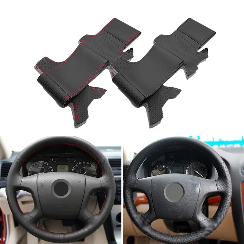 Перфорированная кожа ручной работы из микрофибры для Skoda Octavia Fabia 2004-2009 Superb Roomster 2006