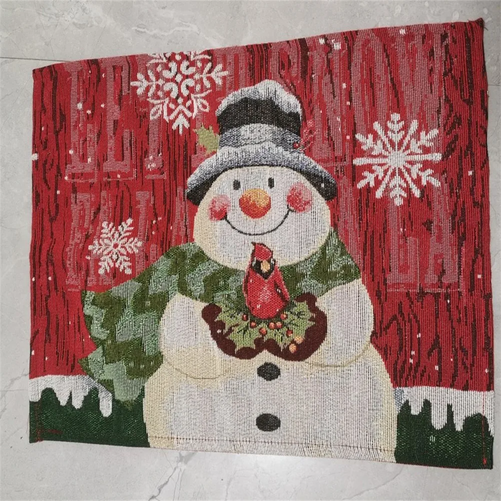 

Table Mat Christmas Gift Linen Hotel Decoration Shoe Cabinet Decoration 183*33cm 33*44cm Christmas Decoration Cotton And Linen