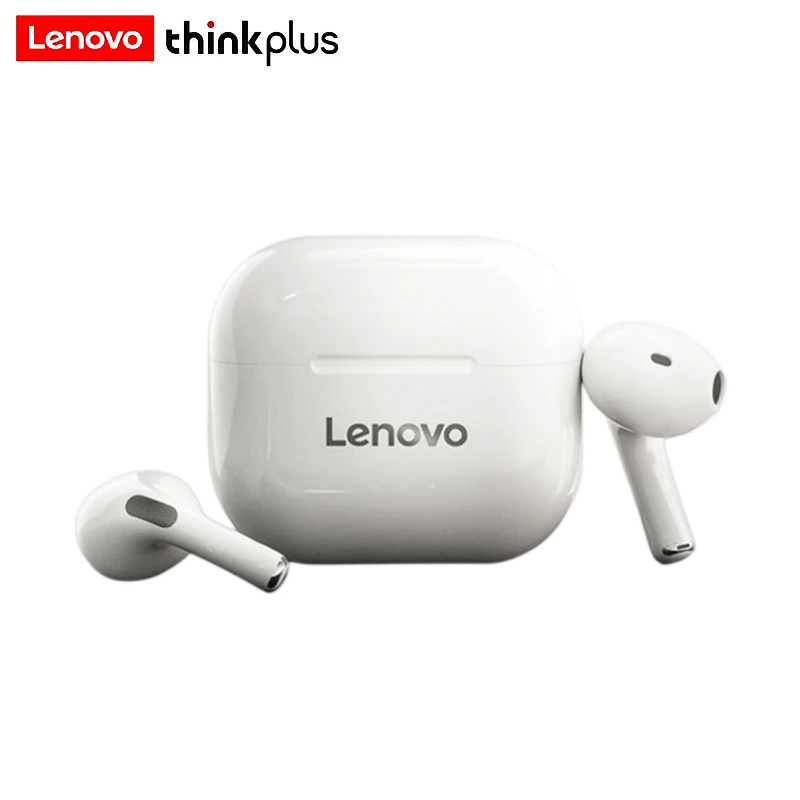 NEW Original Lenovo LP40 TWS Earphones Wireless Bluetooth Dual Stereo Headphone Noise Reduction Bass Touch Control Gaming Earbud