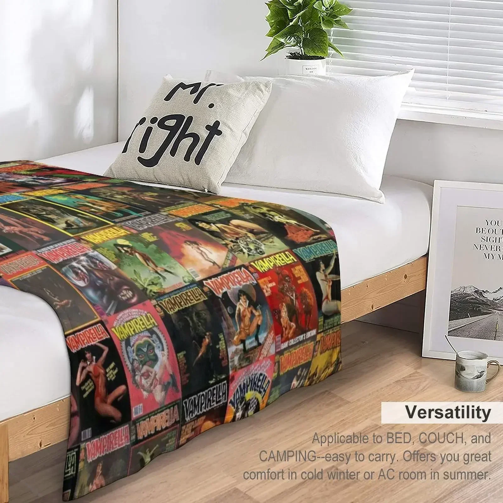 Одеяло Vampirella роскошные винтажные утолщенные мягкие одеяла для кроватей