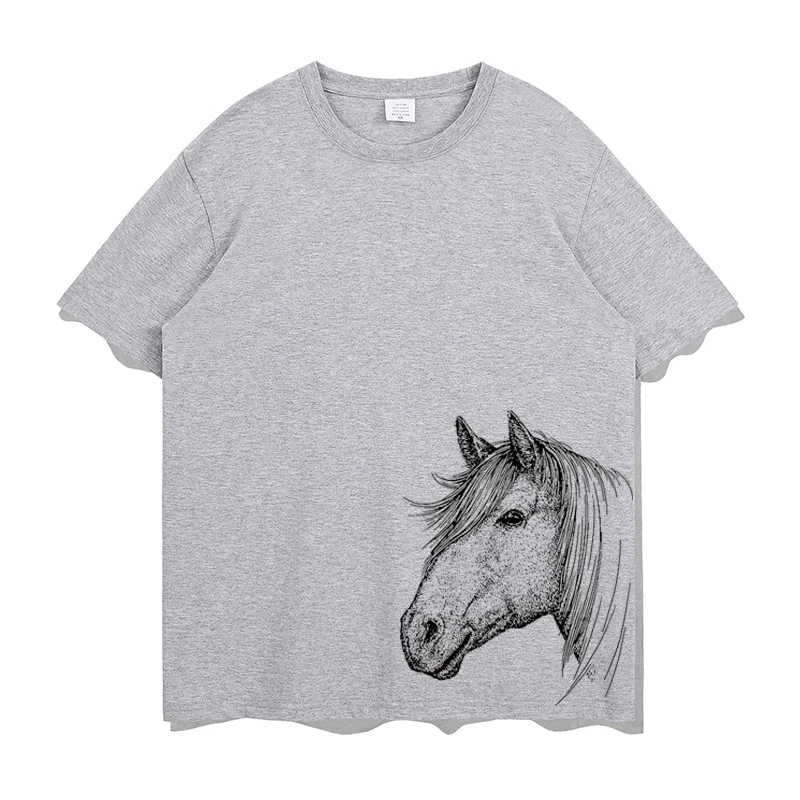 

Мужская свободная футболка с коротким рукавом, в стиле хип-хоп