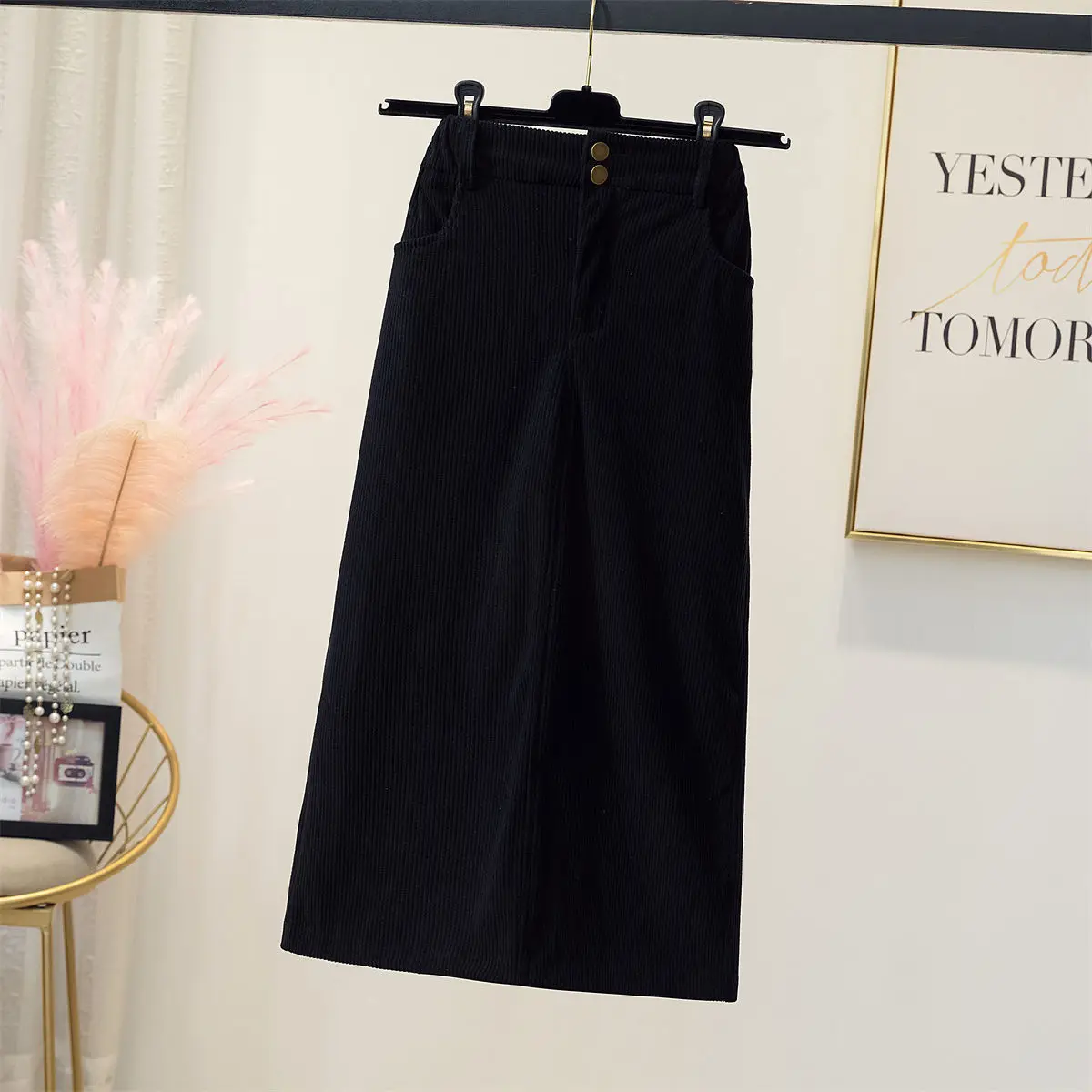 LOKEDIKE Вельветовая юбка