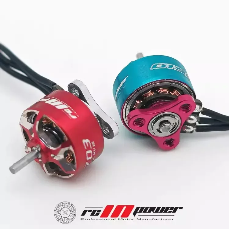 Фото 1 шт. Rcinpower Gts V3 0703 23000kv 27000kv двигатели с двойным шарикоподшипником фотосессия для гоночного дрона Rc Fpv №2