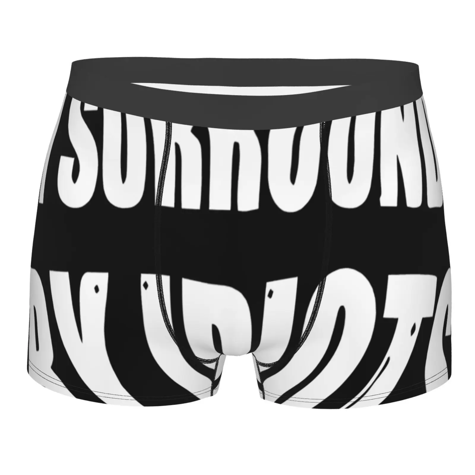 

Мужские трусы из полиэстера с мешочком, с принтом