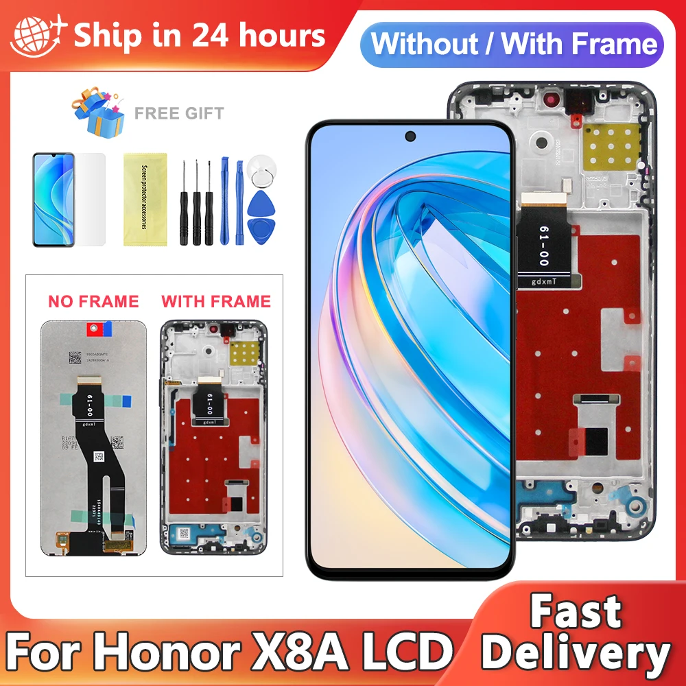 6 7 ''для HUAWEI honor X8A CRT-LX1 CRT-LX2 CRT-LX3 ЖК-дисплей сенсорный экран дигитайзер в сборе