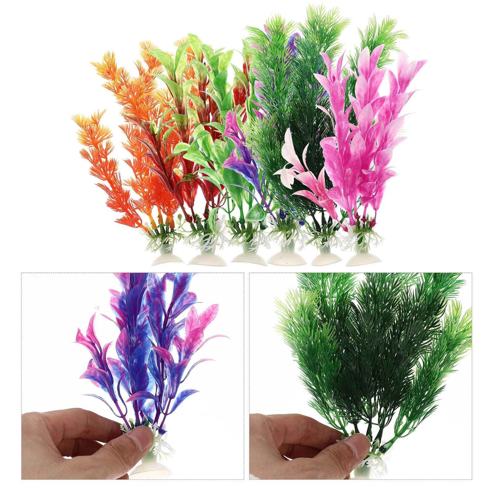 

Aquarium Decor Fake Faux Resin Household Fish Tank Desktop Safe Delicate Vivid Wear Resistant Replaceable