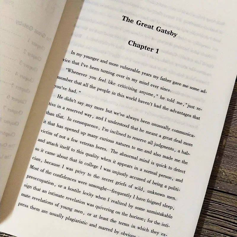 Рисунок 3 - The Great Gatsby чистая английская версия