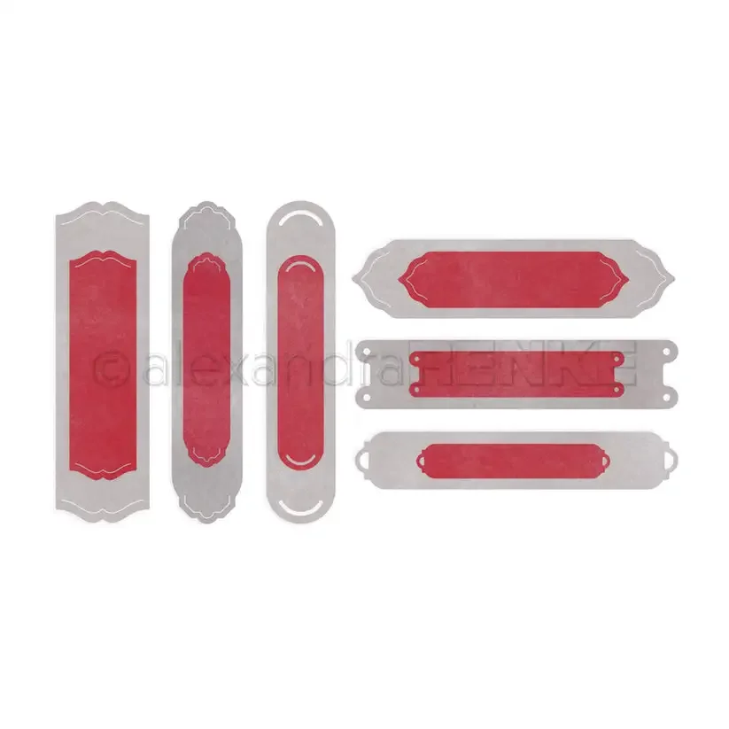 Новинка 2024 рождественская этикетка металлические штампы для DIY украшение