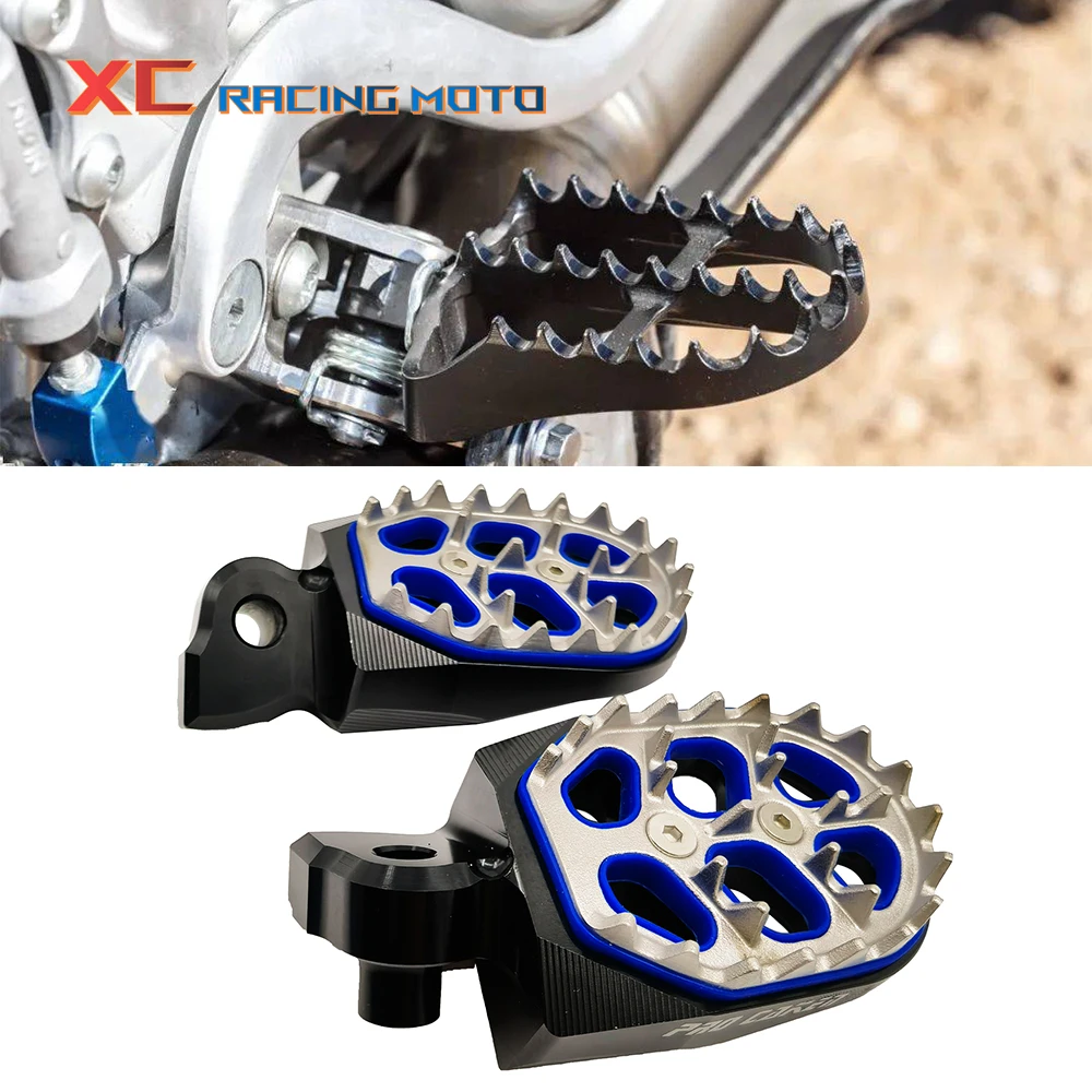 

CNC Foot Pegs Rests Footpegs For YAMAHA YZ YZF WR 65 85 125 125X 250 250X 250F 250FX 400F 426F 450F 450FX Motorcycle Dirt Bike