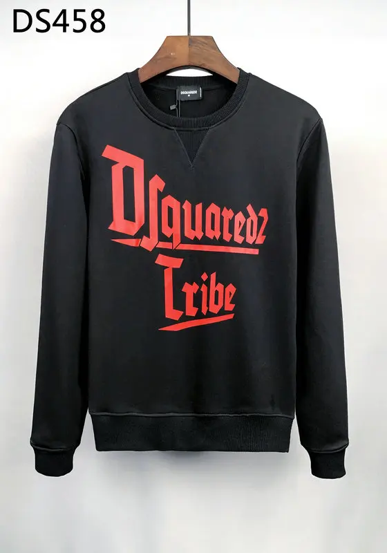 

Men Red Printed Pullovers Sweatshirts Dsquared2 Italian Brand New Male Hoodie Men's Hip Hop Casual Sweatshirt Size M-3XL