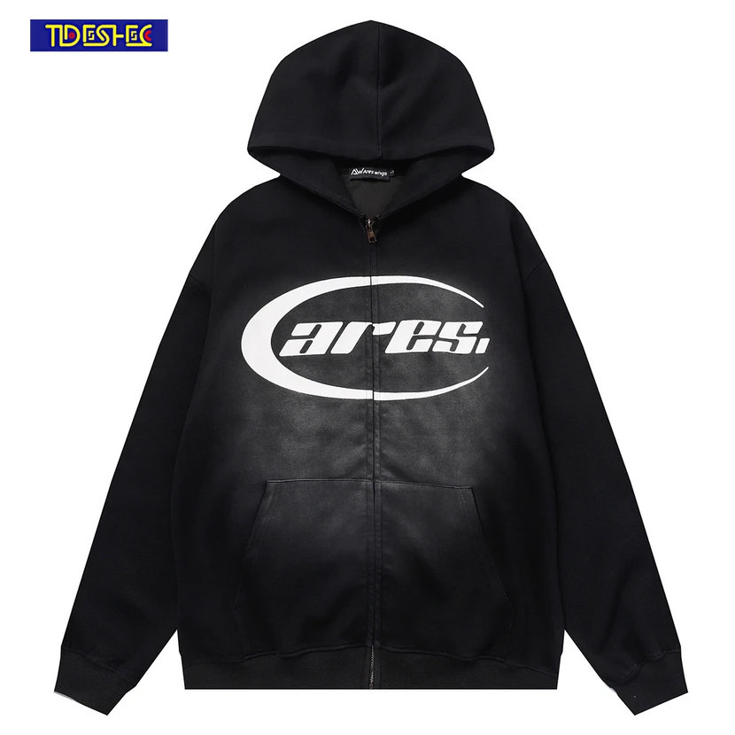 

Женский свитшот в стиле Харадзюку, с капюшоном и надписью