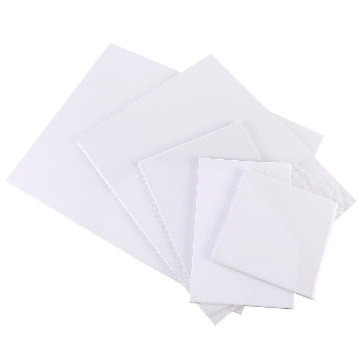 

10 Pcs Painting Canvas For Kids Acrylic Canvas Blank Canvas Cotton Oil Painting Board Artist Drawing Boards Panel Tools White