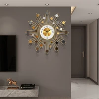 22cm modern minimalist round wall clock luxury home living room decorative wall hanging watches creative large mute clock