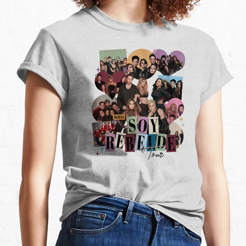 Женская футболка Rbd дизайнерская женская одежда в японском стиле Харадзюку