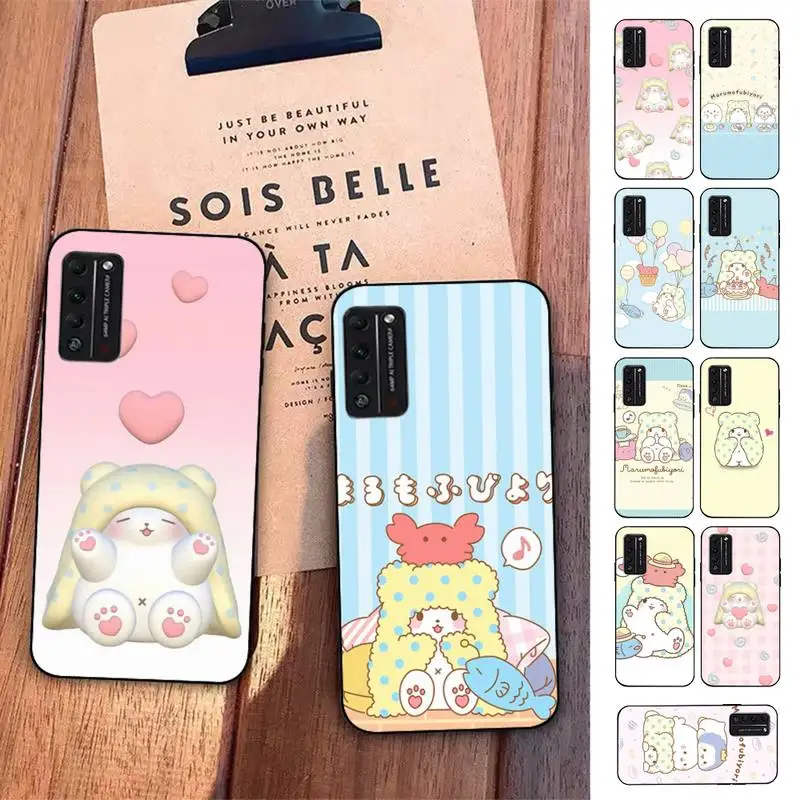 

MINISO Kawaii-M-Marumofubiyoris Phone Case for Huawei Honor 10 i 8X C 5A 20 9 10 30 lite pro Voew 10 20 V30