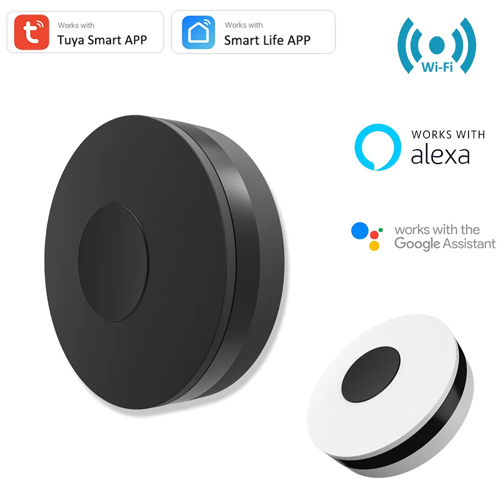 Tuya Smart ИК-пульт дистанционного управления Wi-Fi Универсальный инфракрасный APP Alexa