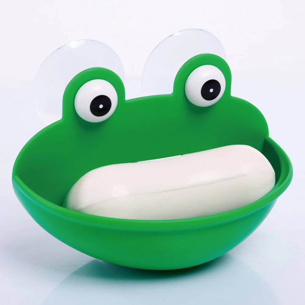 

Suction Cup Soap Dish Wall Mounted Holder Draining Container Shaped Stainless Steel