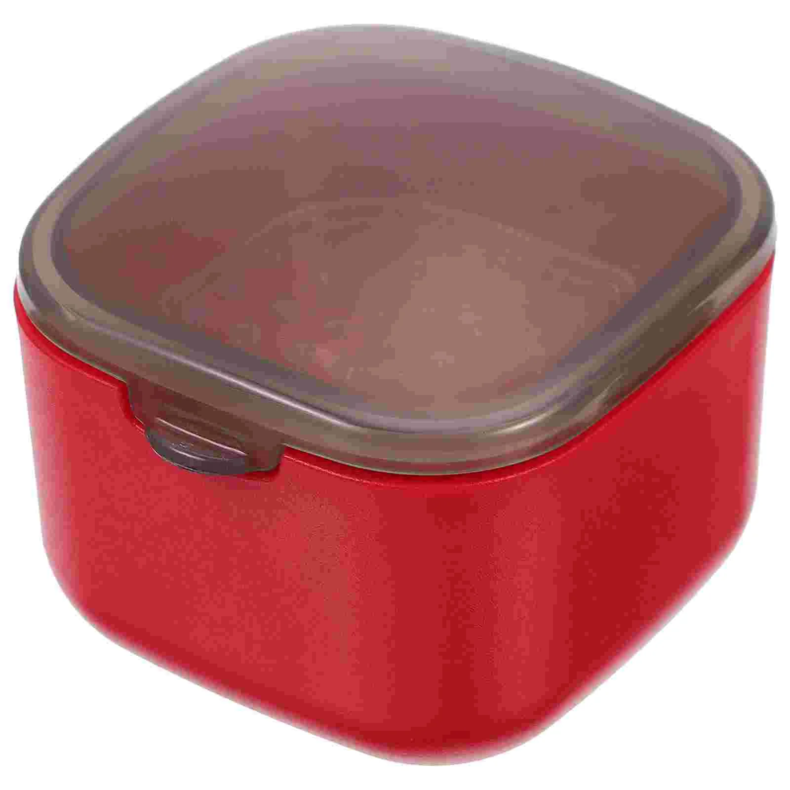 

Denture Case Retainer Box Container Storage Teeth Guard False Mouth Holder Cupdental Cleaning Bath Mouthguard Dentures