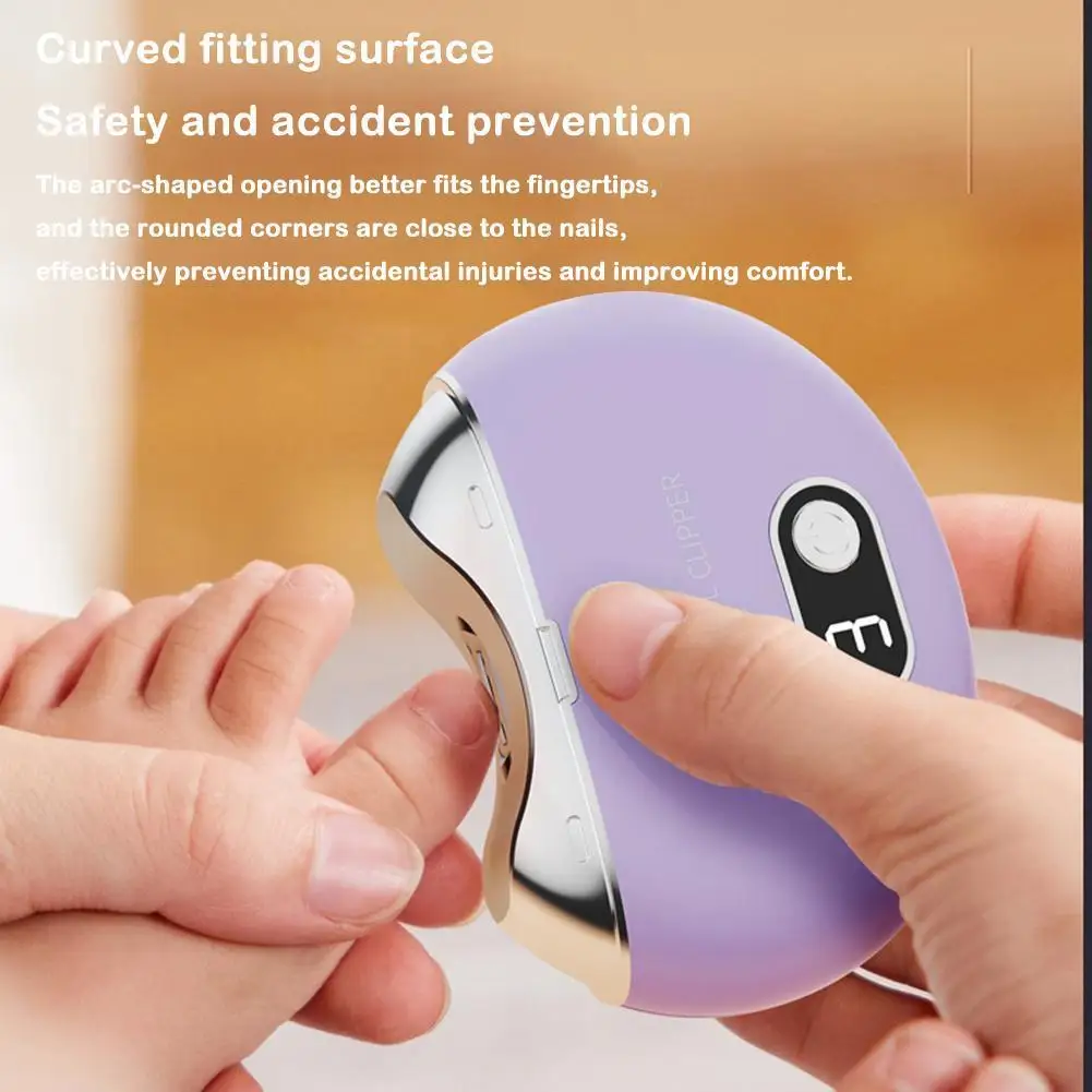 Electric Automatic Nail Clippers Trimmer Nail Cutter Manicure For Baby Adult Care Scissors Body Tools L8W6
