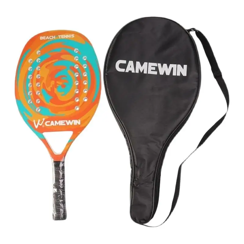

Padel Racket Carbon Beach Paddle Ball Racket Composite Lightweight EVA Memory Foam Beach Pickleball Rackets For Men Women