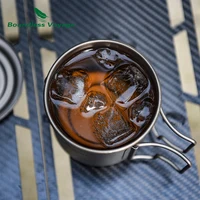 Титановая походная кружка на 520 мл с ситечком, стоит сущие копейки (нет)#5