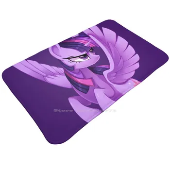 Twilight Sparkle 편안한 도어 매트 러그 카펫 풋 패드 Twilight Sparkle Mlp My Little Brony 공주 큐티 마크 귀여운