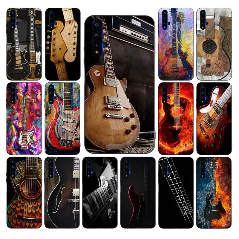 

YNDFCNB Music Score Musical Violin Guitar Phone Case for Huawei Mate 20 10 9 40 30 lite pro X Nova 2 3i 7se