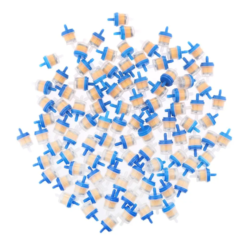 

100 шт. бензиновый топливный фильтр для труб 1/4 дюйма