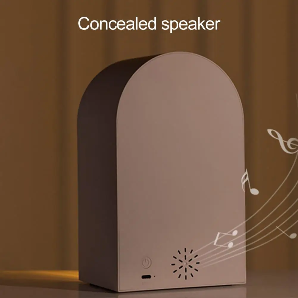 

Bluetooth-compatible Speaker ABS Desk Lamp Creative Shape USB Charging LED Lamp Bluetooth-compatible Speaker Enjoy Music
