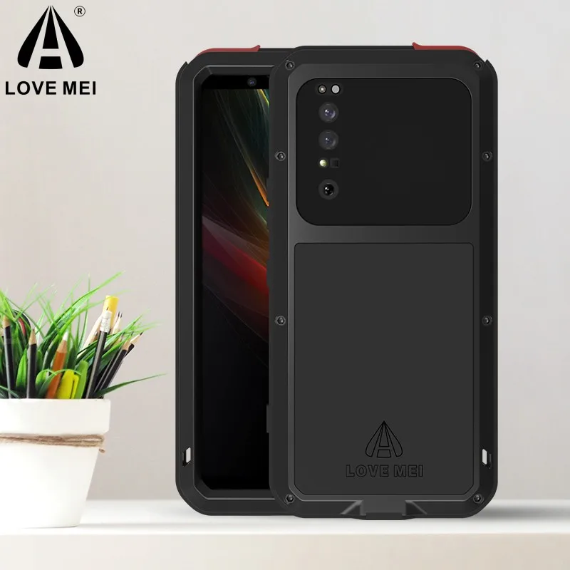 Чехол для телефона Love Mei Sony Xperia 1 5 10 II военный металлический защитный чехол