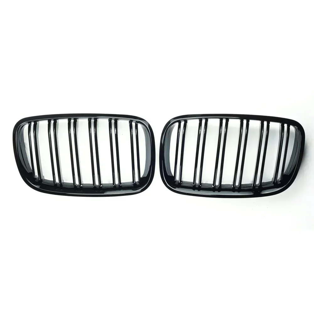 

BMW E70 E71 E72 X5 X6 Решетка Переднего Бампера Пара Глянцево-черной Сетки M Цветная Решетка С Двойной Планкой Гоночные Решет...