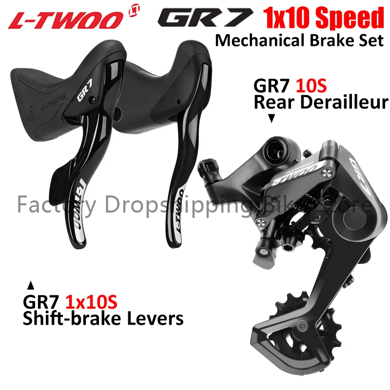 LTWOO GR7 1x10 Speed Gravel Bike Derailleur Groupset 10V R/L Shifter Without Damping Rear Derailleurs Bicycle Original Parts