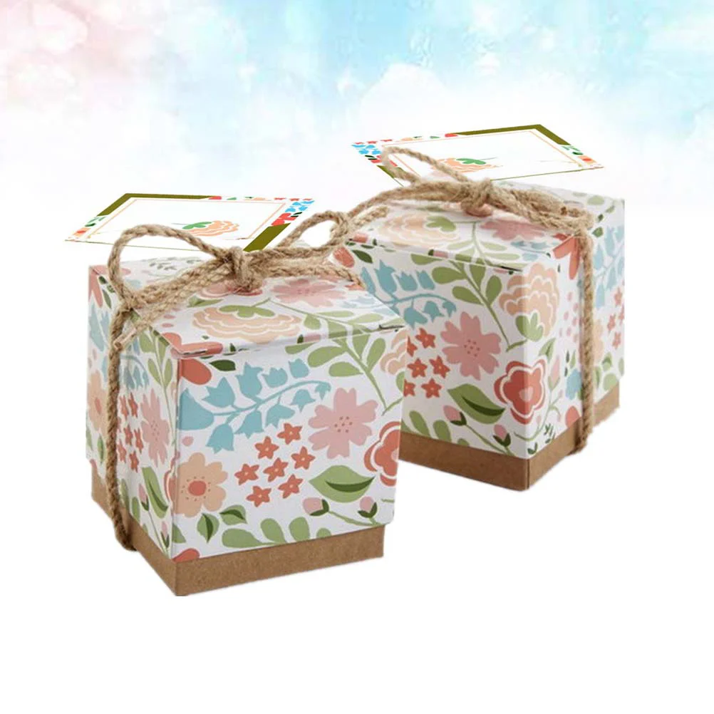 

Box Boxes Candy Party Gift Paper Shower Children Kraft Chocolates Baby Day S Birthday Wedding Treat Cookie Bridal Goodie Kids