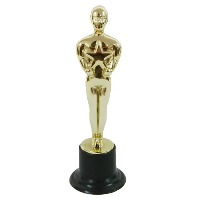 

HUYU Cake Decoration Simulation Oscar Statuette for themed Party Cakes Toppers Holiday Festival Supply Desert Mold 12pcs