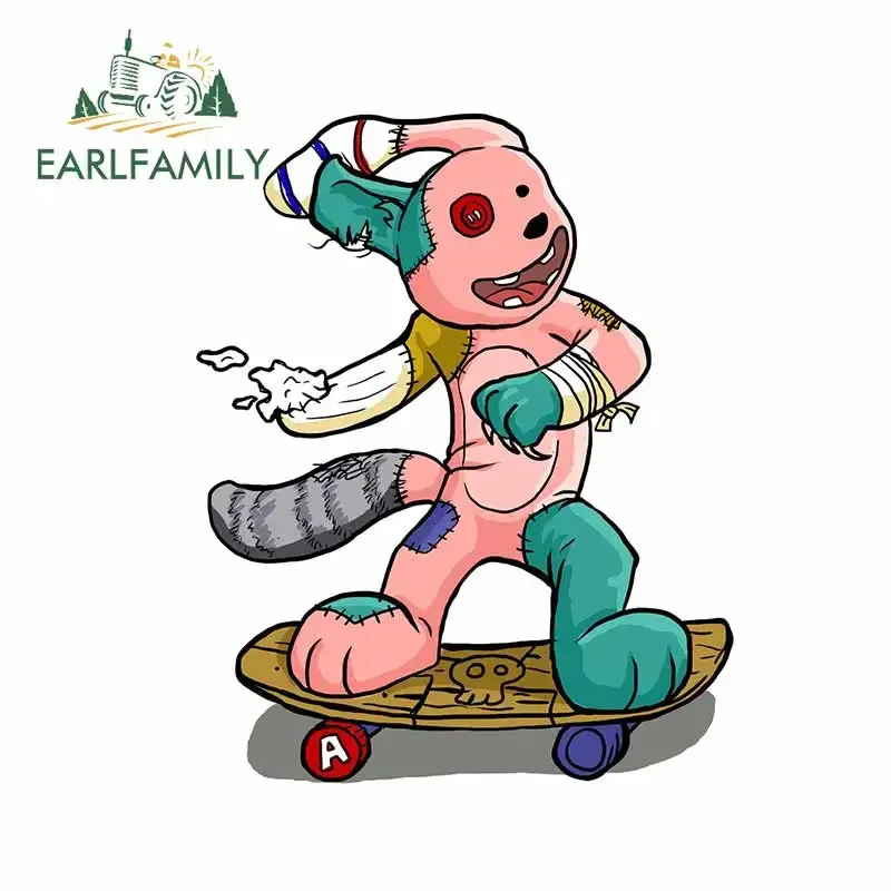 EARLFAMILY 13 см x 10 4 швейный кролик наклейки для автомобиля необычное животное