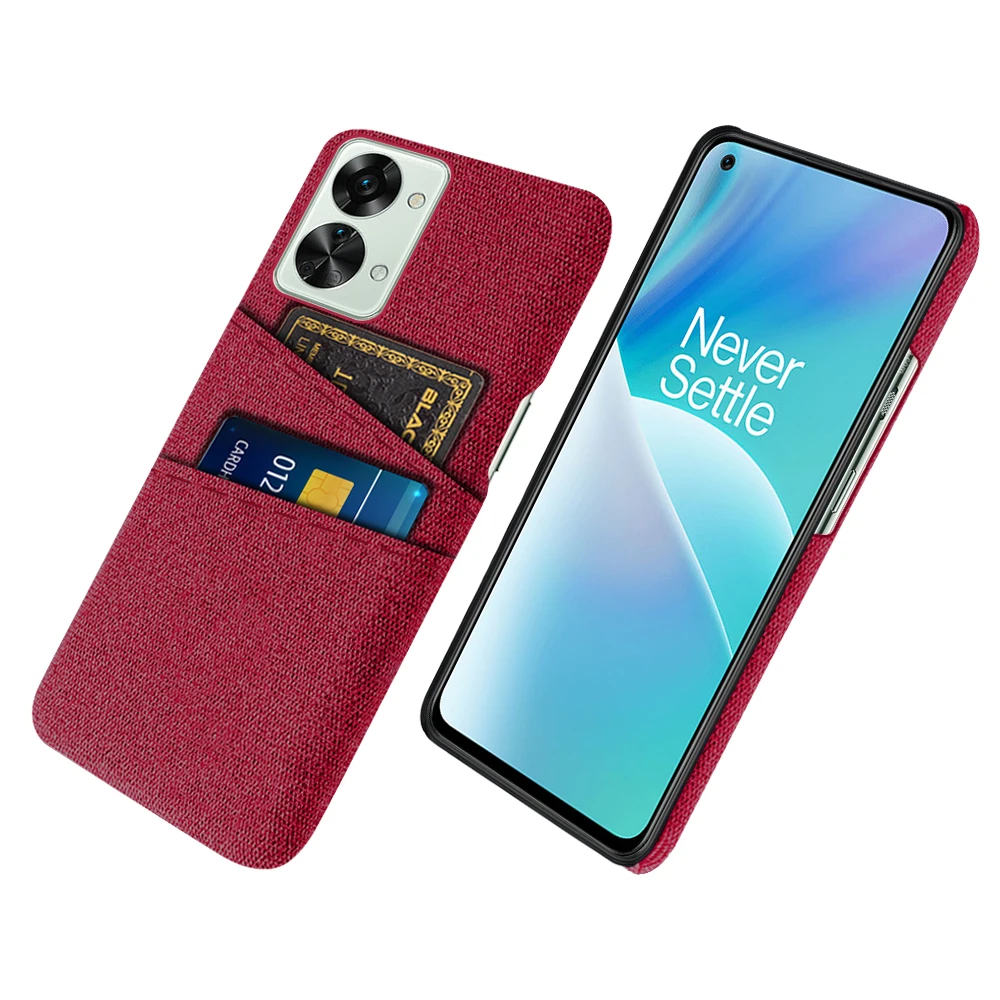 

Double card type phone case for One Plus 10 pro 9RT ACE NORD 2T 5G 9 Pro 9E 8T 7 8 Nord N10 5G N10 For 1+ 10 shell cover