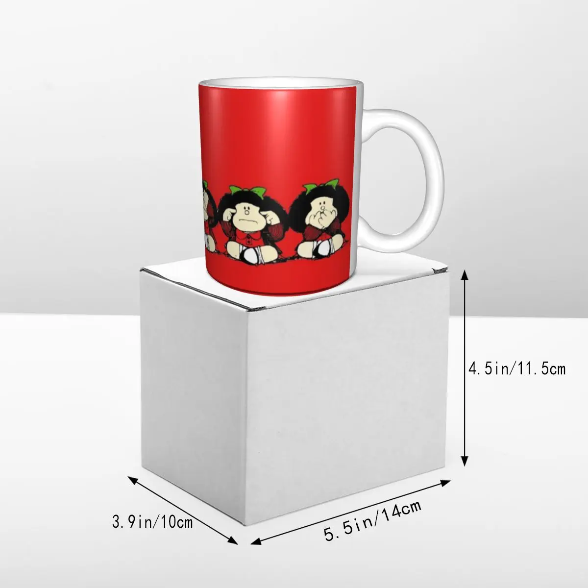 Mafalda керамические волшебные чашки 350 мл кружки для чая с молоком кофе лучшие