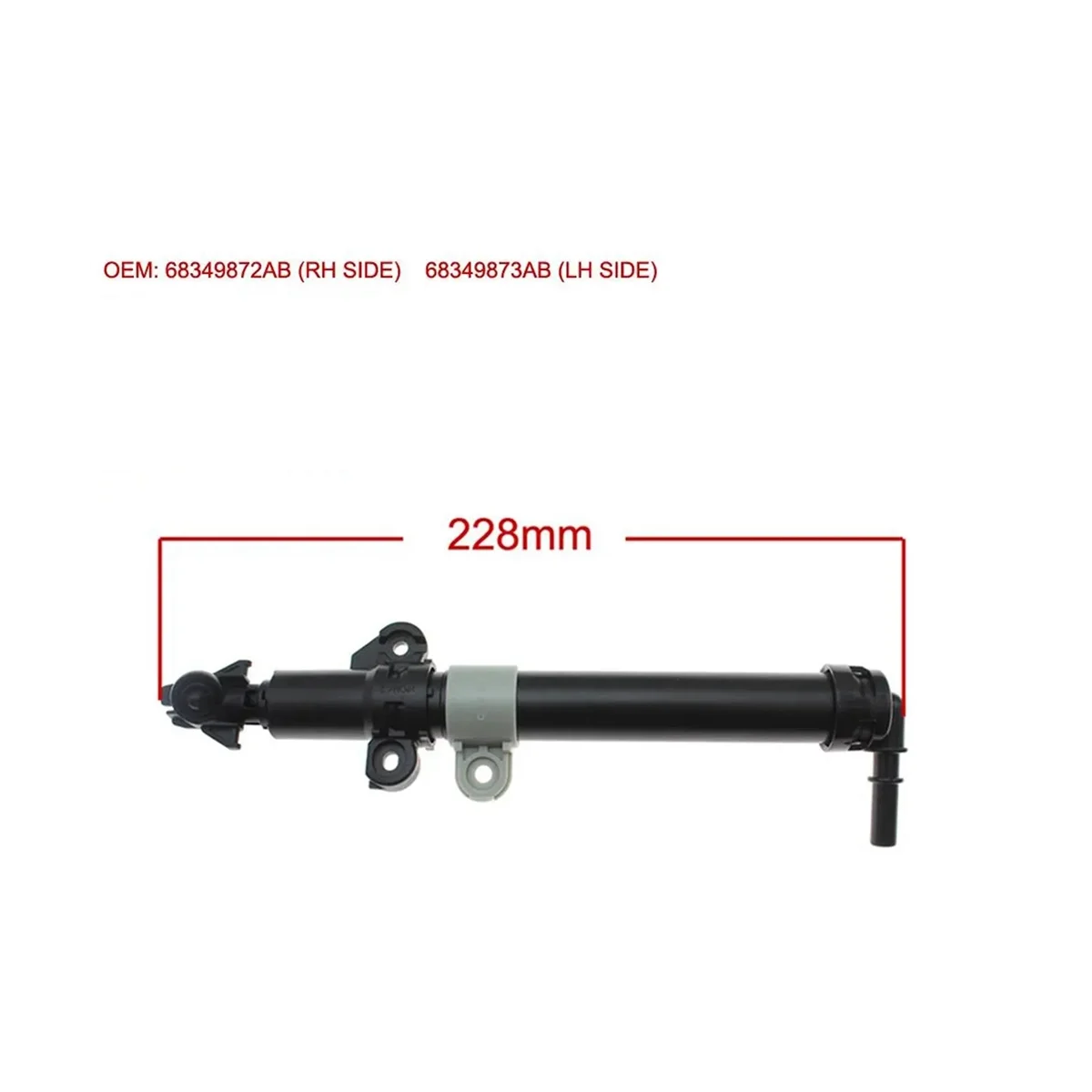 Шайбы фар для передней фары распылитель автомобиля Jeep Grand Cherokee 2016-2021 68349873AB 68349872AB