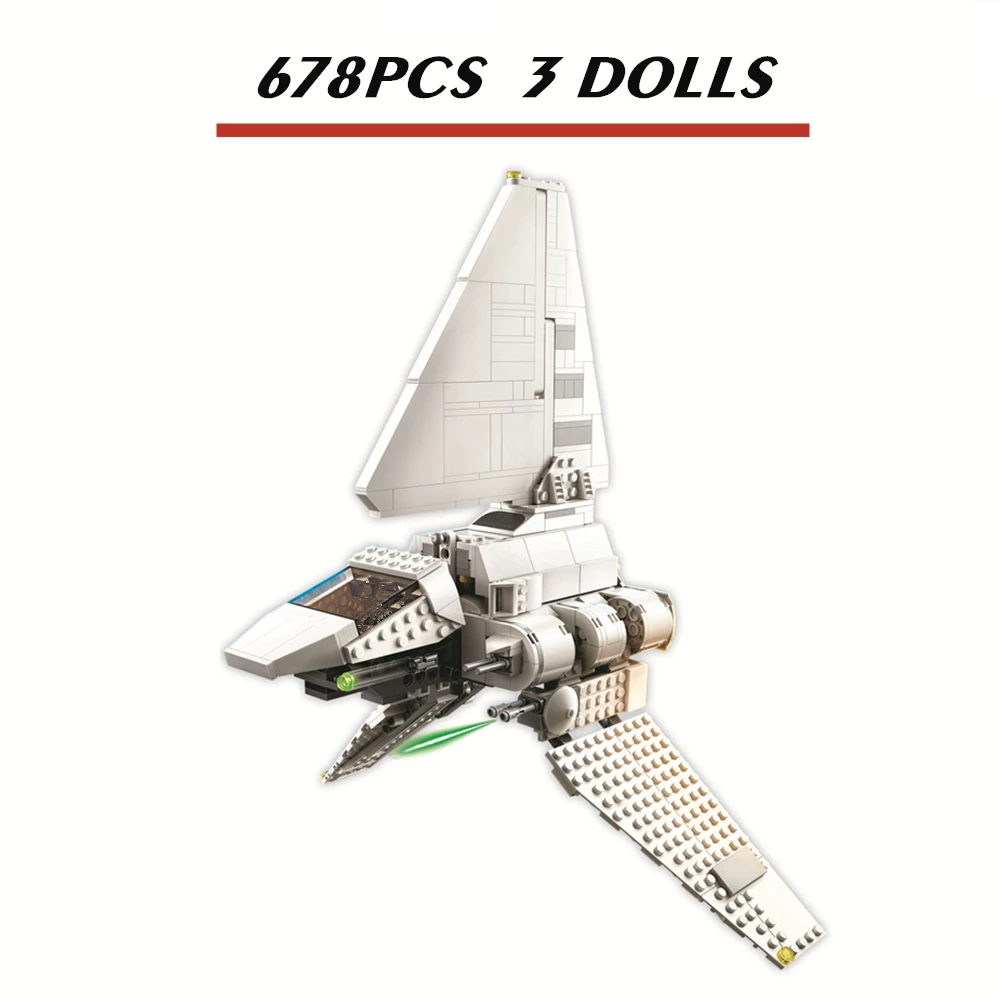 

New Stars Space Wars Imperial Tie Xwing Fighter Shuttle 75300 75302 75301 Building Blocks Bricks Kids Christmas Toys Gift