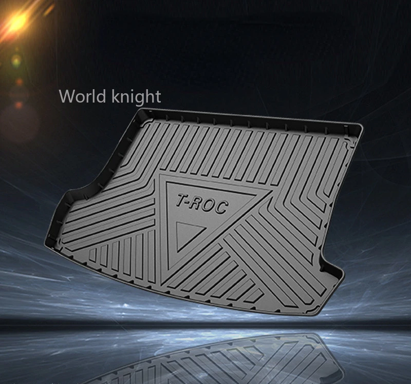 Специализированный водонепроницаемый прочный коврик для VW Volkswagen T-Roc, коврик для багажника, защитный коврик для пола TPO, товары для автомобилей 18-21 Специализированный водонепроницаемый прочный коврик для VW Volkswagen T-Roc, коврик для багажника, защитный коврик для пола TPO, товары для автомобилей 18-21