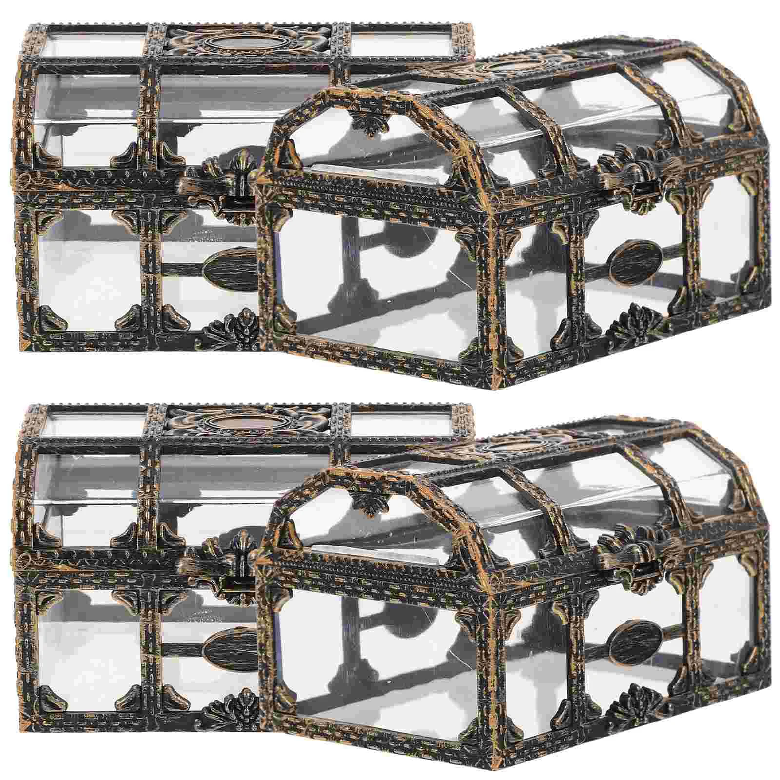 

Candy Box Wedding Boxes Treasure Party Favors Chestpackaging Treats Suppliescontainer Favor Storage Pirate Trinket Jewelry Gift