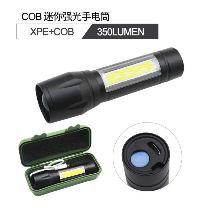 Mini LedFlashlight Work Light Rechargeable Outdoor Emergency Maintenance Light With Side Light Gift Flashlight Nitecore Lanterna