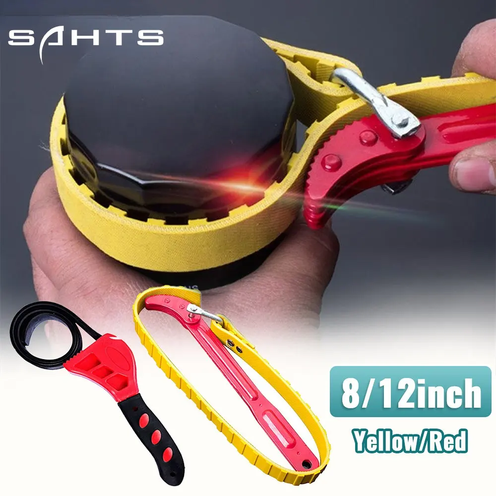 

Накидной ключ для масляного фильтра SAHTS, накидной ключ, цепной ключ, Открыватель ремня, инструмент для разборки картриджа с регулируемым рем...