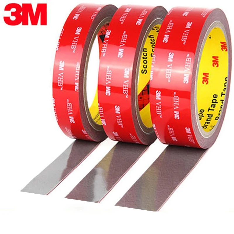 3M VHB Acrylic Adhesive Double Sided Foam Tape Strong Adhesive Pad Waterproof High Quality Reusable Home Car Office Decoration