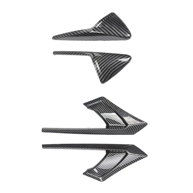 

Боковая крышка для камеры 4 шт., защитная крышка для индикатора боковой камеры, автомобильные аксессуары из АБС-пластика для Tesla Model Y 2021-2023