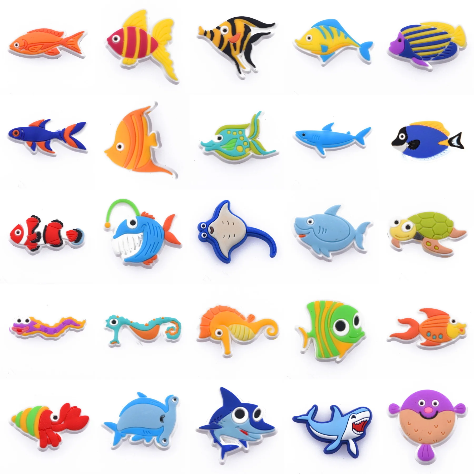 

Hot Sale Men Women PVC Croc Shoe Charms Colorful Shoe Decorations Kids Boys Girls Bracelet Accessories for Birthday Gifts SP049